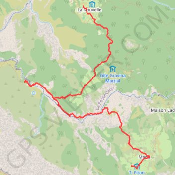 Itinéraire 🚶 Trace des cascades des Trois-Roches, distance, dénivelé, altitude, carte, profil, trace GPS