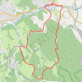 Itinéraire Le Rain Brice, distance, dénivelé, altitude, carte, profil, trace GPS