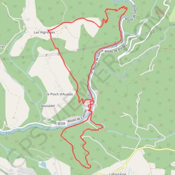 Itinéraire Anonymous, distance, dénivelé, altitude, carte, profil, trace GPS