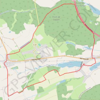 Itinéraire Circuit Hoste, distance, dénivelé, altitude, carte, profil, trace GPS