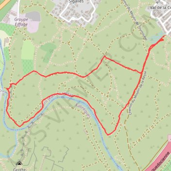 Itinéraire Parcours découverte nature, distance, dénivelé, altitude, carte, profil, trace GPS