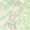 Itinéraire Lacs du Lévézou, distance, dénivelé, altitude, carte, profil, trace GPS