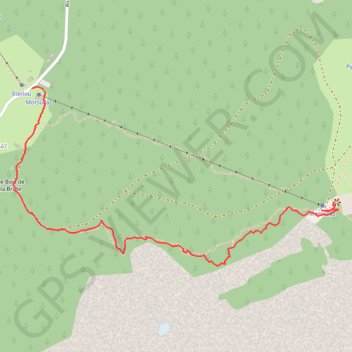 Itinéraire Le Lac de Bénit - Mont Saxonnex, distance, dénivelé, altitude, carte, profil, trace GPS