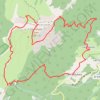 Itinéraire Charmant Som (Chartreuse) en boucle, distance, dénivelé, altitude, carte, profil, trace GPS