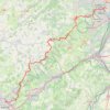 Itinéraire Lyon Saintelyon Course à pied 156,07 km - 9 nov., distance, dénivelé, altitude, carte, profil, trace GPS