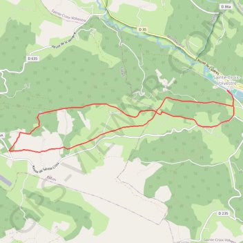 Itinéraire Le sentier de Peyre, distance, dénivelé, altitude, carte, profil, trace GPS