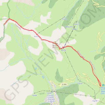 Itinéraire Tête de La Sestrière du Col d'Allos (04), distance, dénivelé, altitude, carte, profil, trace GPS