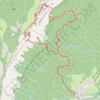 Itinéraire Par les Pas de Montbrun et de Rocheplane depuis les Massards, distance, dénivelé, altitude, carte, profil, trace GPS