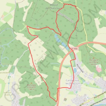 Itinéraire Circuit du plateau de la Croisette, distance, dénivelé, altitude, carte, profil, trace GPS