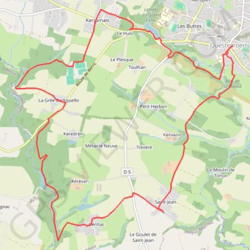 Itinéraire Circuit des Popinettes, distance, dénivelé, altitude, carte, profil, trace GPS