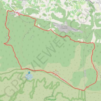 Itinéraire Oppède-le-Vieux, distance, dénivelé, altitude, carte, profil, trace GPS