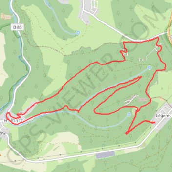 Itinéraire Sur la commune de Siersthal, le Simserhof et Fatima, distance, dénivelé, altitude, carte, profil, trace GPS