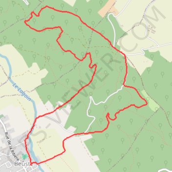 Itinéraire Forêt de Beuste et de Boeil-Bezing, distance, dénivelé, altitude, carte, profil, trace GPS