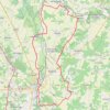 Itinéraire Rouffiac 17 47 kms, distance, dénivelé, altitude, carte, profil, trace GPS