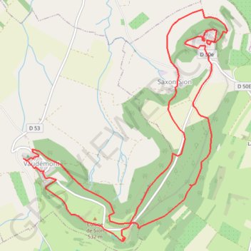 Itinéraire Balade sur la colline de Sion, distance, dénivelé, altitude, carte, profil, trace GPS