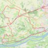 Itinéraire Couffé - Oudon, distance, dénivelé, altitude, carte, profil, trace GPS