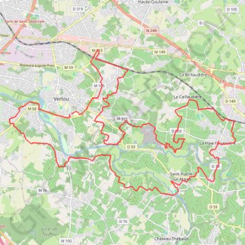 Itinéraire 2010-02-07T07_5, distance, dénivelé, altitude, carte, profil, trace GPS