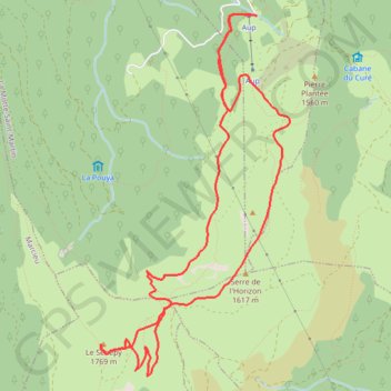 Itinéraire Randonnée au senepy, distance, dénivelé, altitude, carte, profil, trace GPS