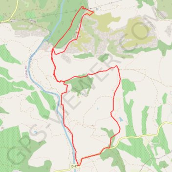 Itinéraire PIC REBEQUIER 83, distance, dénivelé, altitude, carte, profil, trace GPS