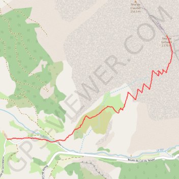 Itinéraire Tête de Girbault, distance, dénivelé, altitude, carte, profil, trace GPS