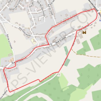 Itinéraire Aye - Balade pédestre - Roadbook Famenne-Ardenne, distance, dénivelé, altitude, carte, profil, trace GPS