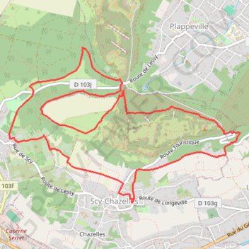 Itinéraire Plateau de Saint-Quentin, distance, dénivelé, altitude, carte, profil, trace GPS