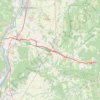 Itinéraire Sur les pas des Huguenots à vélo : Livron-sur-Drôme - Saillans, distance, dénivelé, altitude, carte, profil, trace GPS