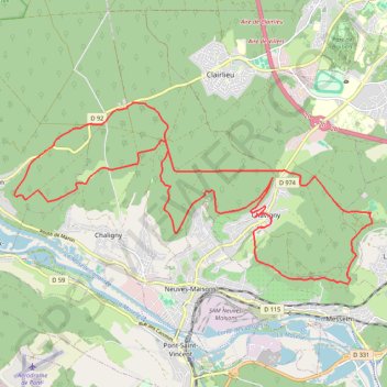 Itinéraire 2017-08-09-21-25-25 on GPSies.com, distance, dénivelé, altitude, carte, profil, trace GPS