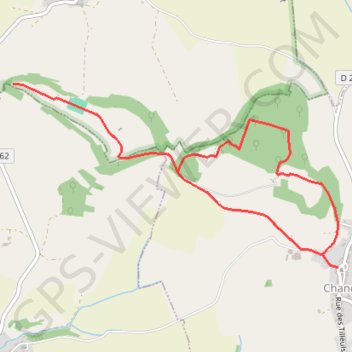 Itinéraire Notre-Dame du Mont Vengé - Changey, distance, dénivelé, altitude, carte, profil, trace GPS