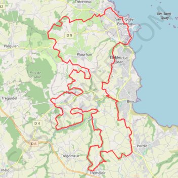 Itinéraire trace_QM94e, distance, dénivelé, altitude, carte, profil, trace GPS