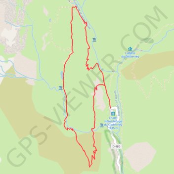 Itinéraire Lac Bleu, distance, dénivelé, altitude, carte, profil, trace GPS