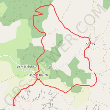 Itinéraire Gorges du Tarn - Point sublime (Sauveterre), distance, dénivelé, altitude, carte, profil, trace GPS
