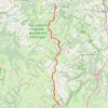 Itinéraire Étape 2 : Murol - Neussargues, distance, dénivelé, altitude, carte, profil, trace GPS