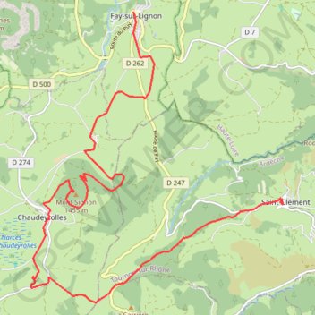 Itinéraire Mont Signon, distance, dénivelé, altitude, carte, profil, trace GPS
