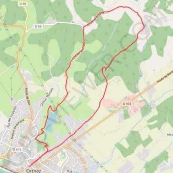 Itinéraire Géocaching Laqueyre, distance, dénivelé, altitude, carte, profil, trace GPS