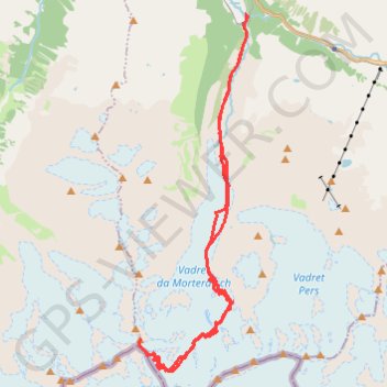 Itinéraire Bernina, distance, dénivelé, altitude, carte, profil, trace GPS