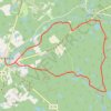 Itinéraire La Couvrée en Sologne, distance, dénivelé, altitude, carte, profil, trace GPS