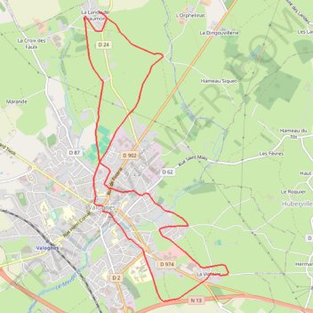 Itinéraire 2 - Marche et trail-ALAUNA_2026_NOCTURNE_11km_V2, distance, dénivelé, altitude, carte, profil, trace GPS