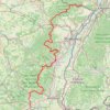 Itinéraire Traversée des Vosges de Wissembourg à Belfort par le GR53 et le GR5, distance, dénivelé, altitude, carte, profil, trace GPS
