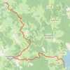 Itinéraire Circuit dans le Morvan Etape 4, distance, dénivelé, altitude, carte, profil, trace GPS