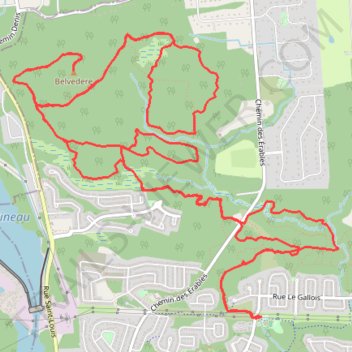 Itinéraire Limbour West, distance, dénivelé, altitude, carte, profil, trace GPS
