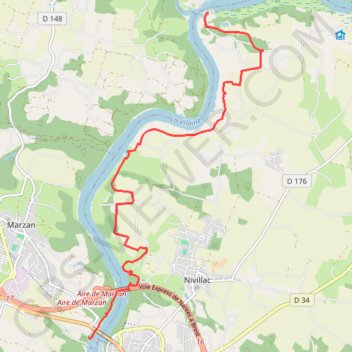 Itinéraire GR 349 : étape 07 Nivillac (Folleux) / La Roche-Bernard (les ponts), distance, dénivelé, altitude, carte, profil, trace GPS