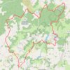 Itinéraire Meuzac - Puy et landes + Caux, distance, dénivelé, altitude, carte, profil, trace GPS