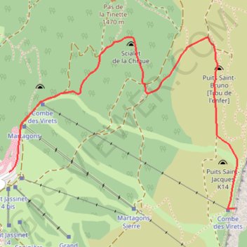 Itinéraire belvedere-vertige-des-cimes-randonnee-en-famille-a-route-des-montagnes-de-lans-lans-en-vercors-france 2, distance, dénivelé, altitude, carte, profil, trace GPS