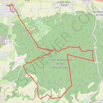 Itinéraire La Bresloise, distance, dénivelé, altitude, carte, profil, trace GPS