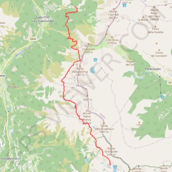 Itinéraire Val d'Aoste Alta Via 1 étape 4, distance, dénivelé, altitude, carte, profil, trace GPS