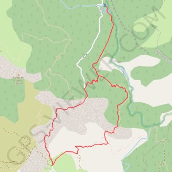 Itinéraire Boucle de la Barlatte, distance, dénivelé, altitude, carte, profil, trace GPS