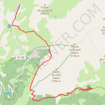 Itinéraire Le cuchet le plan du lac, distance, dénivelé, altitude, carte, profil, trace GPS