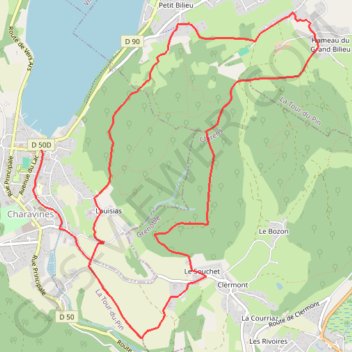 Itinéraire Lac de Paladru - Pierre de Libre Soleil, distance, dénivelé, altitude, carte, profil, trace GPS