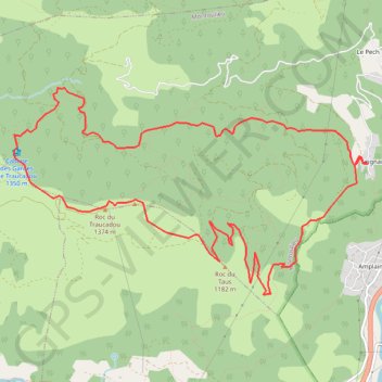 Itinéraire Boucle de Seignaux, distance, dénivelé, altitude, carte, profil, trace GPS